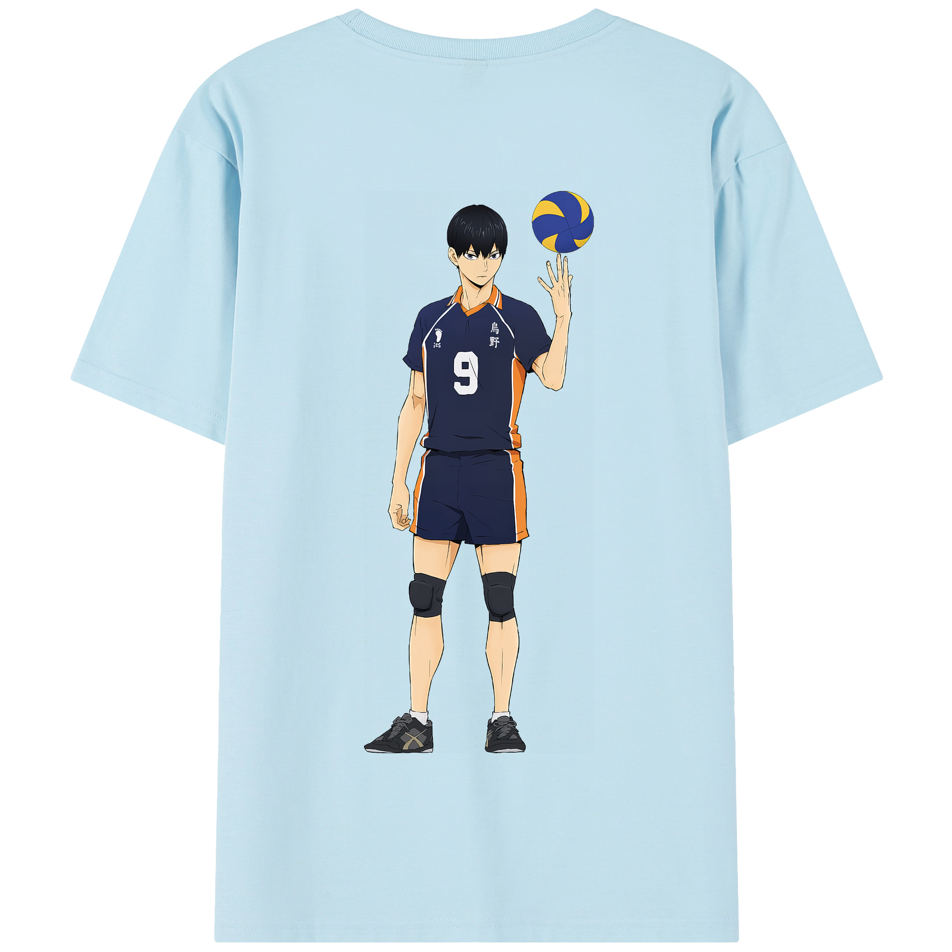 （画像用） ハイキュー!! Haikyu!! 綿100％半袖Tシャツ（背面プリント）